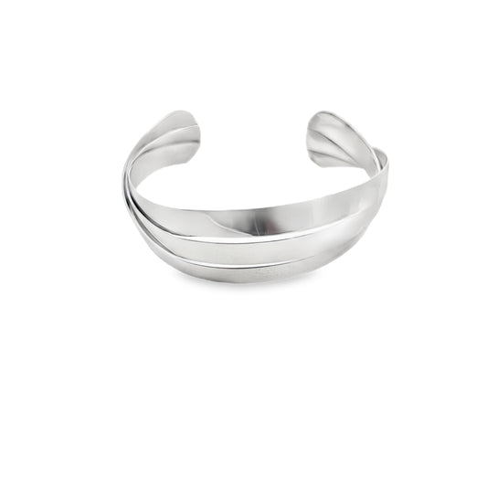Silver Layered Cuff