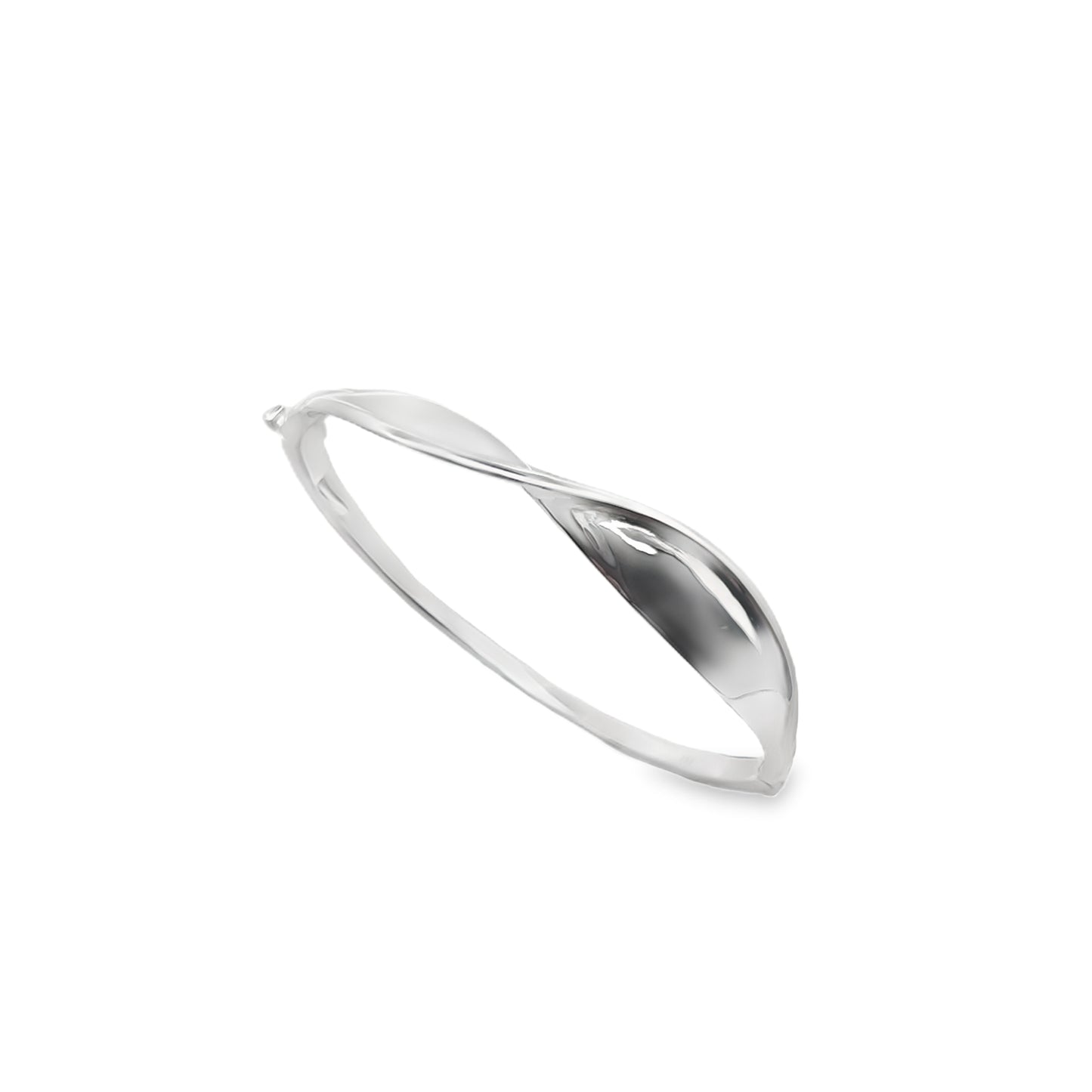 Silver Hinged Bangle