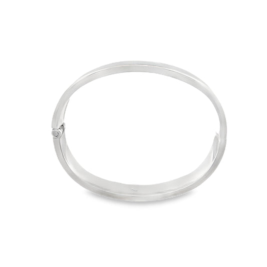 Silver Hinged Bangle