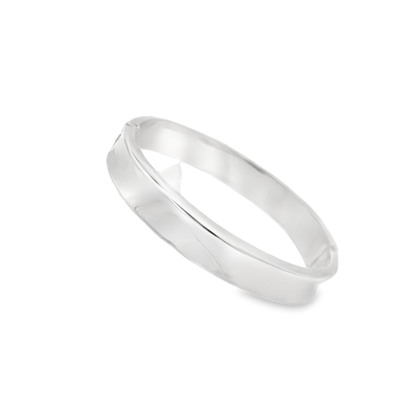 Silver Hinged Bangle