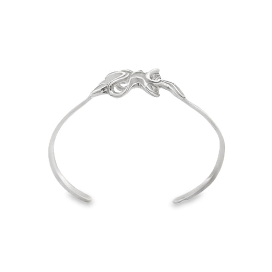 Silver Swirl Cuff
