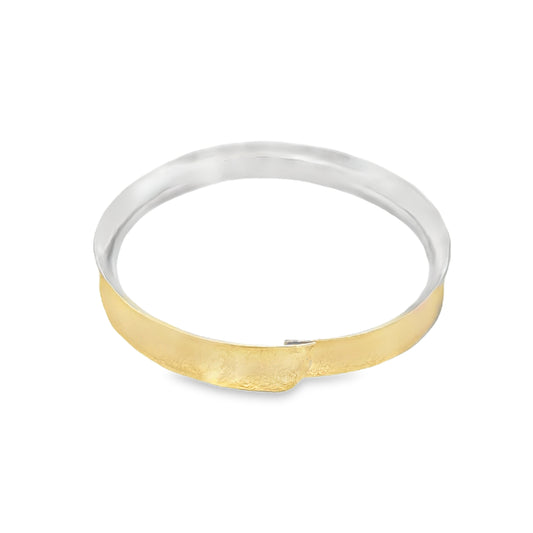 Brushed Gold Plated Bangle