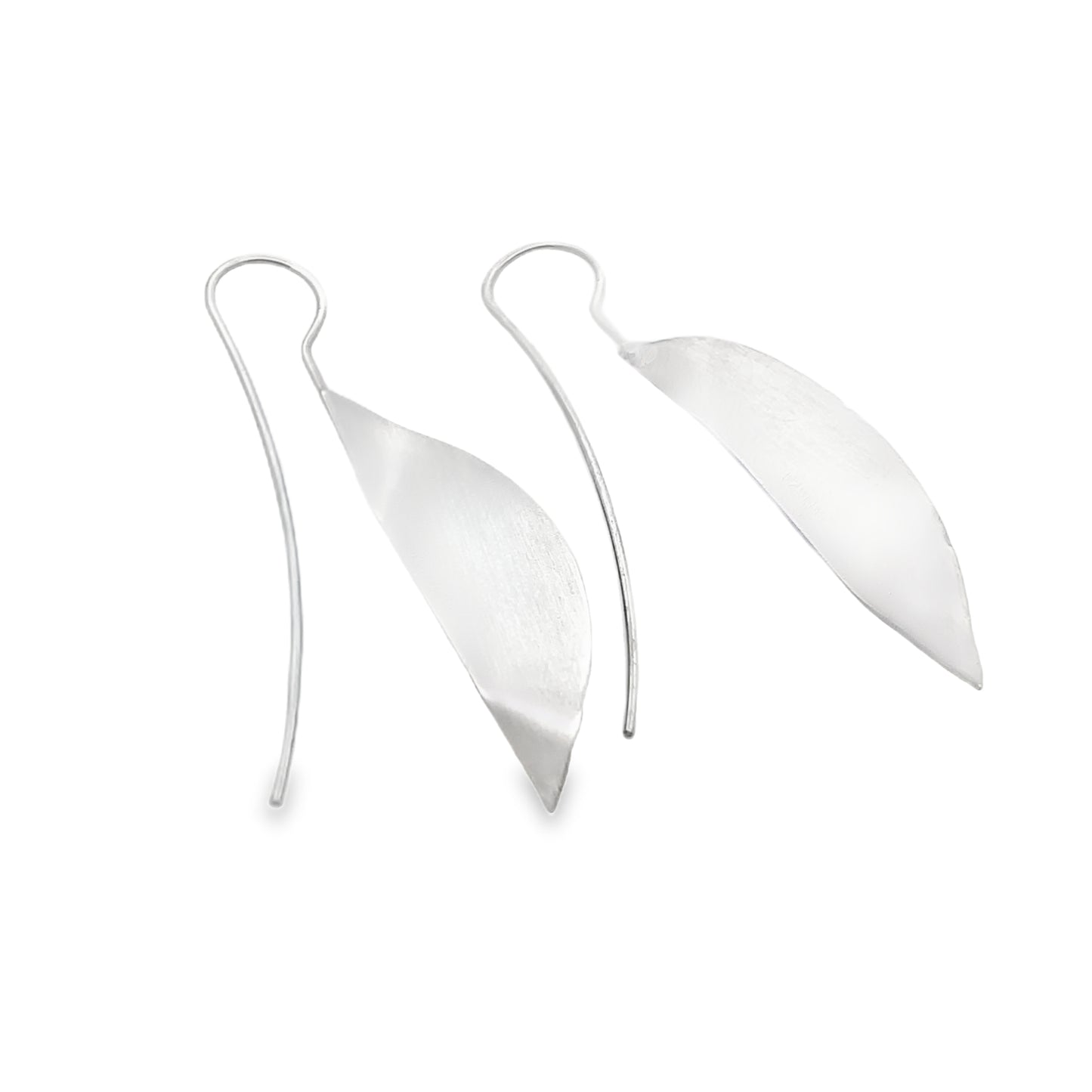 Silver Semi Circle Earrings