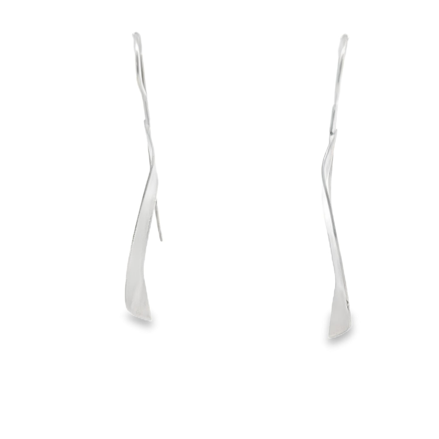 Silver Semi Circle Earrings