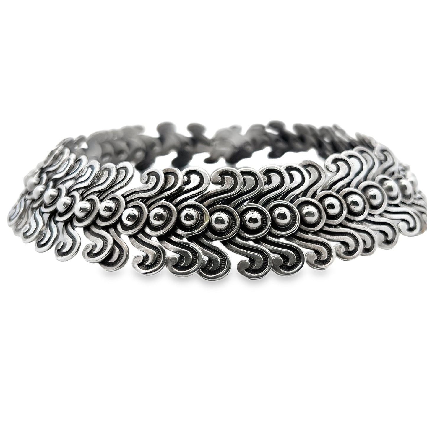 Silver Aztec Neck Choker