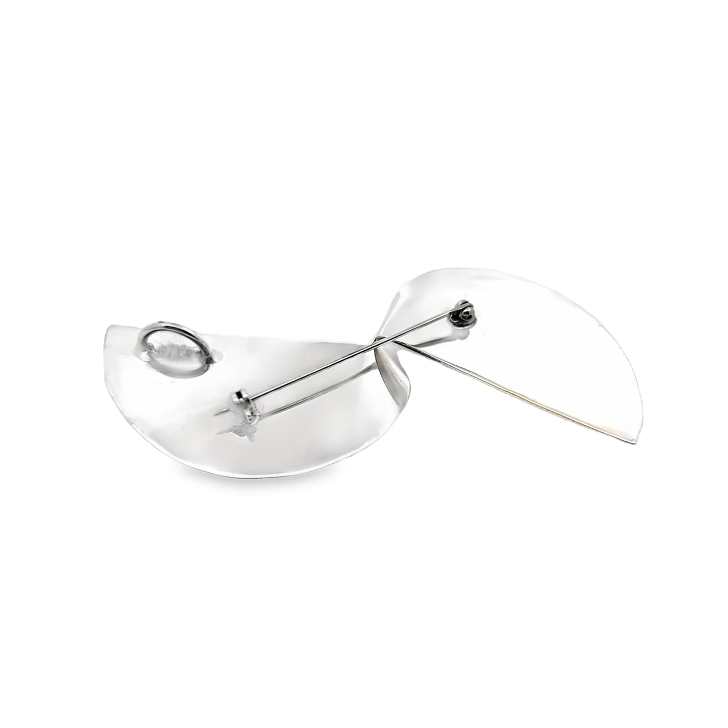 Silver Sculptural Pendant