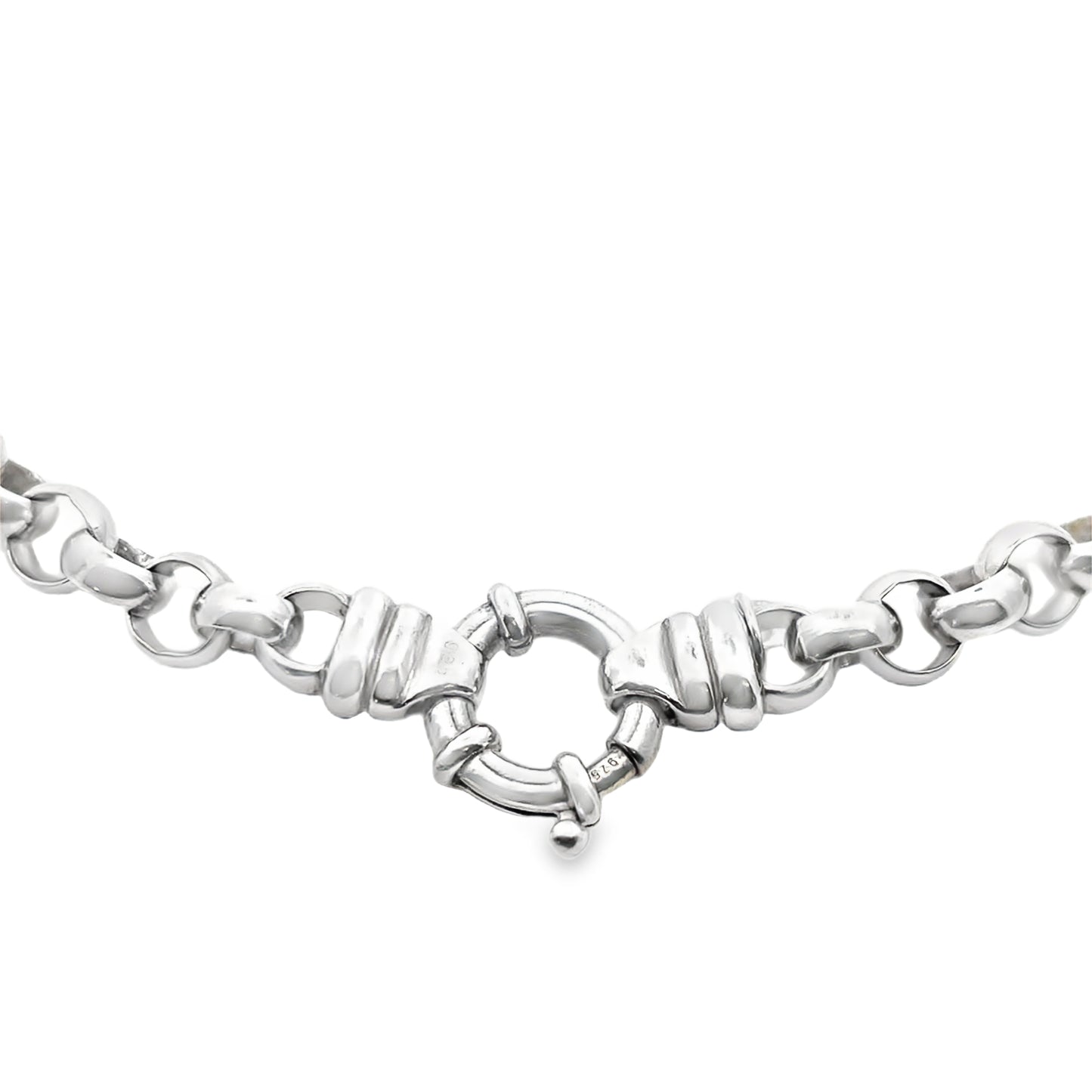 Silver Belcher Necklace