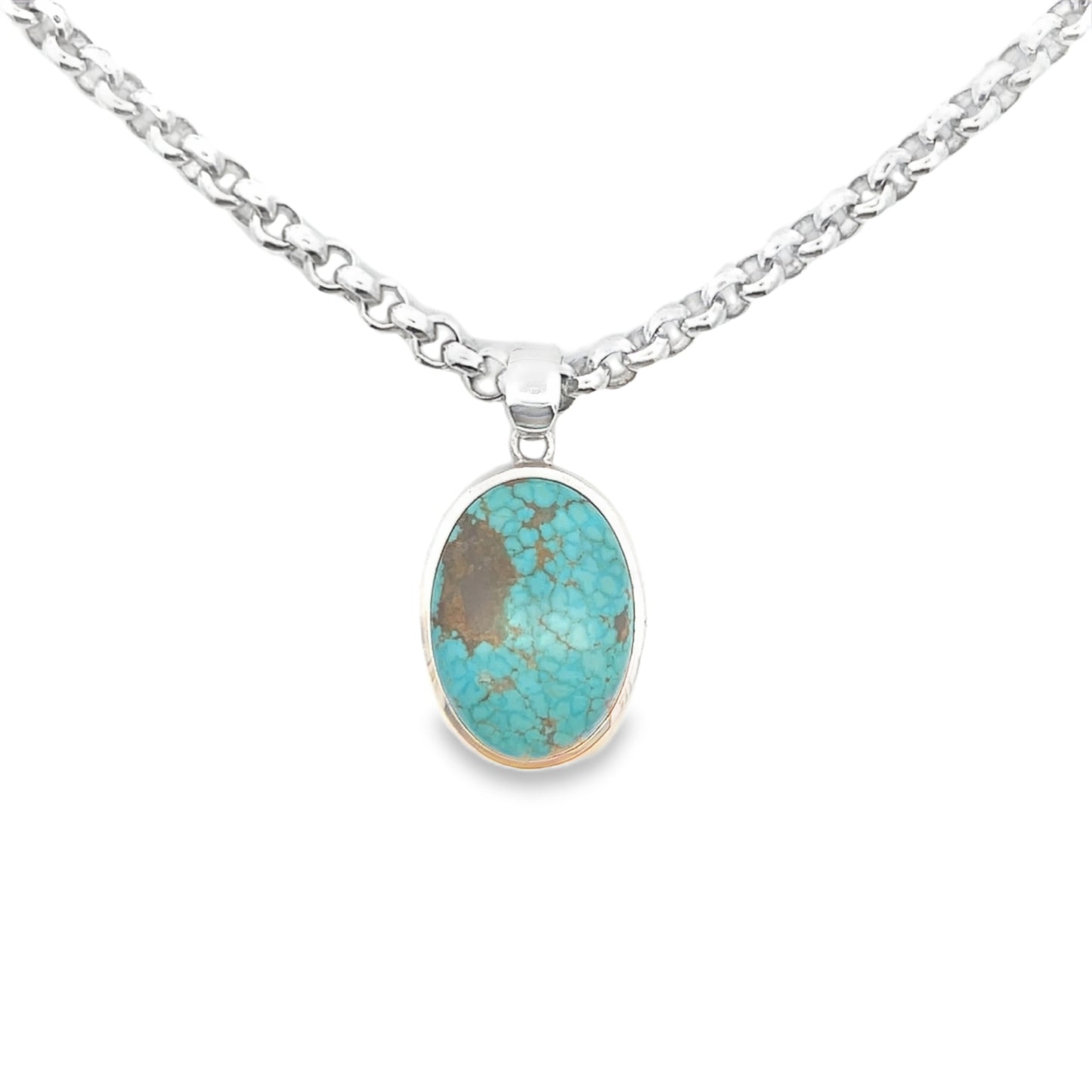 Silver Turquoise Pendant
