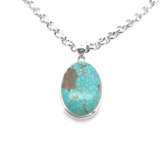 Silver Turquoise Pendant