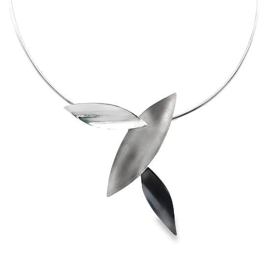 Modern Tri Leaf Pendant