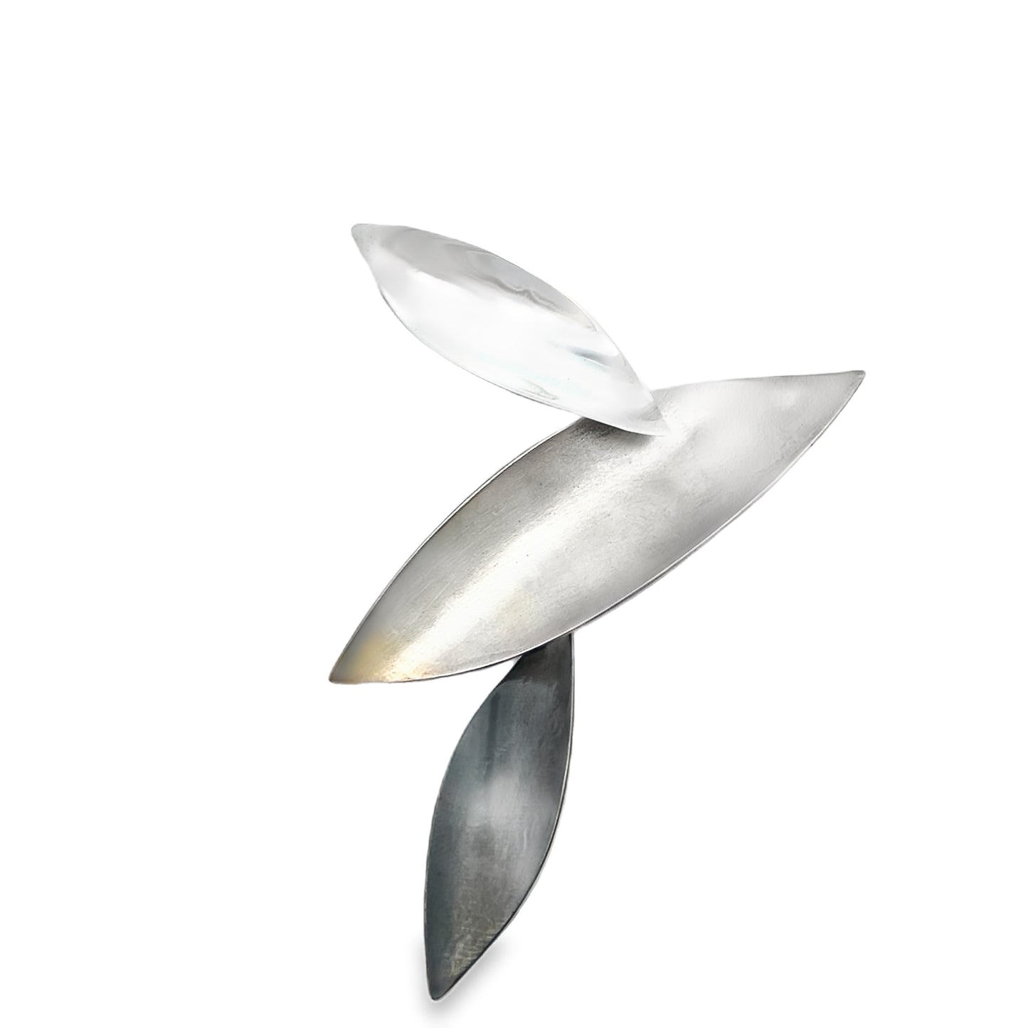 Modern Tri Leaf Pendant