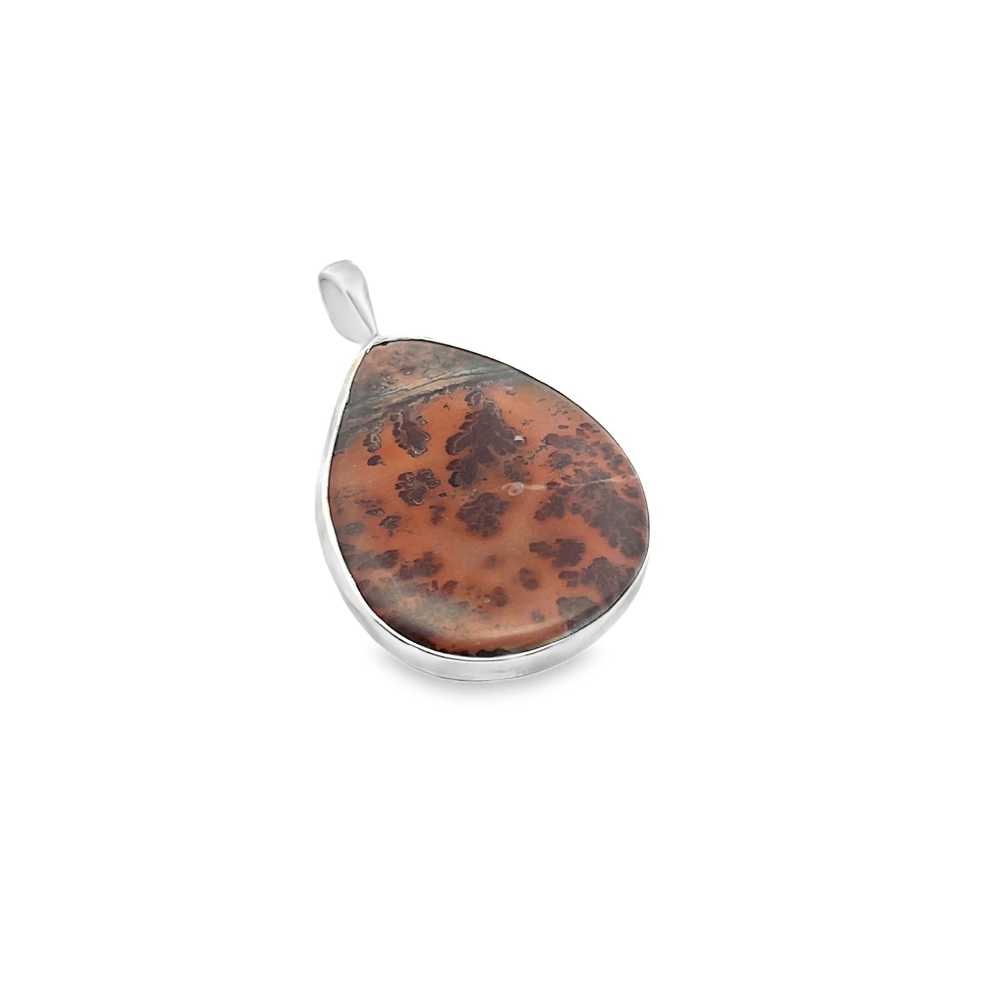 Painted Jasper Pendant