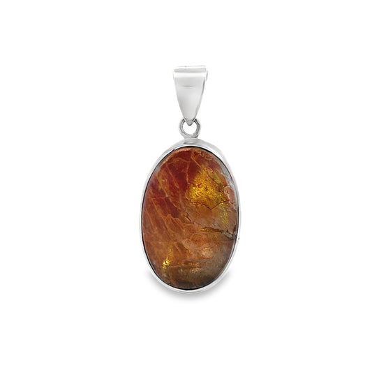 Silver Sunstone Pendant