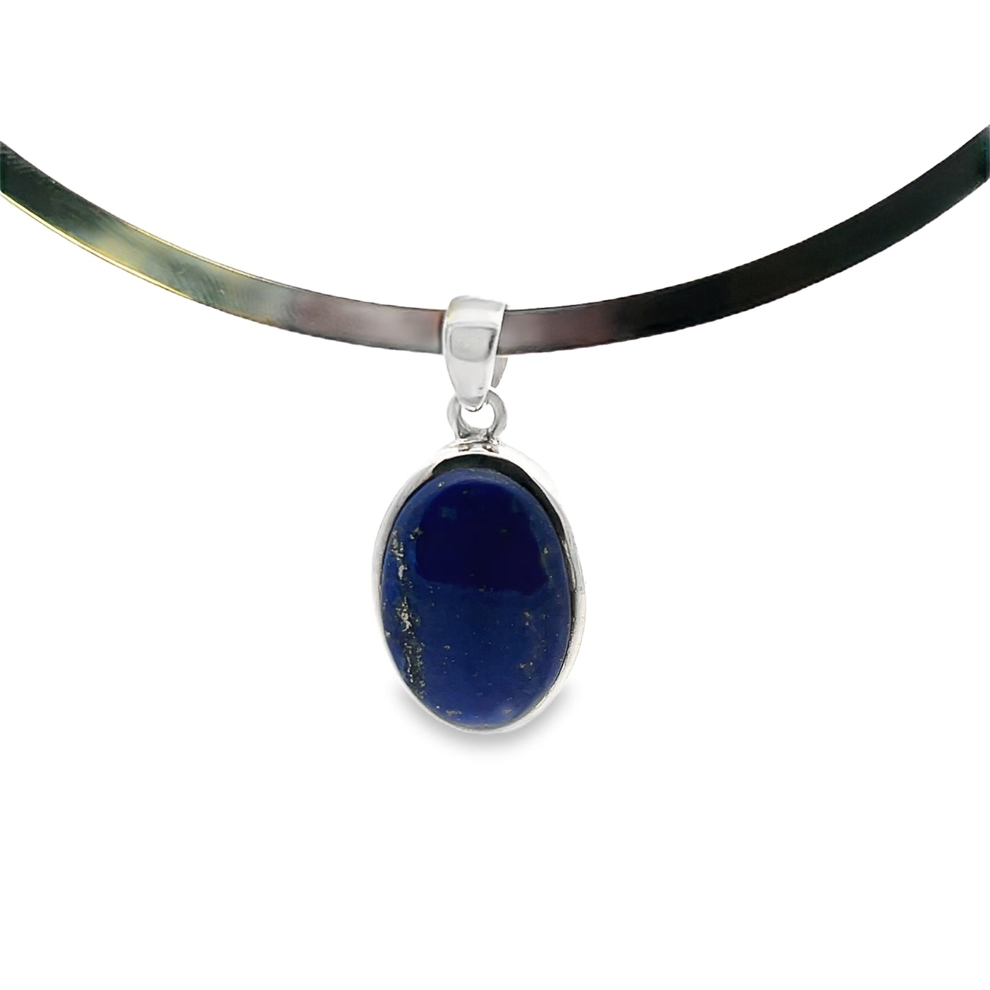 Silver Lapis Pendant