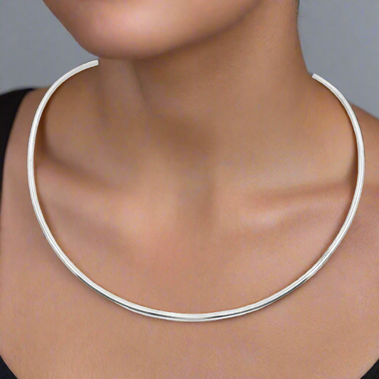 Silver Neck Cuff