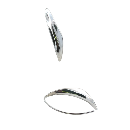 Sleek Silver Earrings