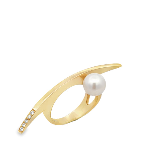 14ct FWP and Diamond Ring