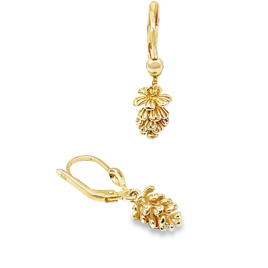 9ct Pinecone Earrings