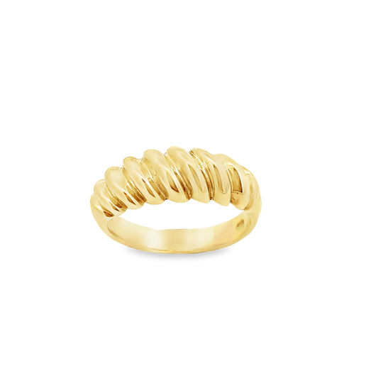18ct Twisted Gold Ring