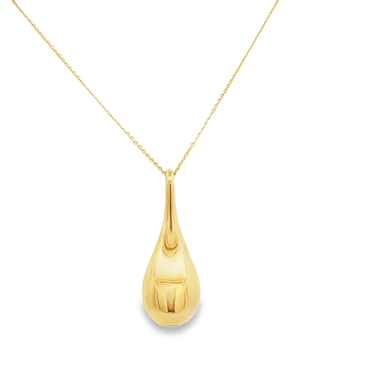 9ct Tear Drop Necklace
