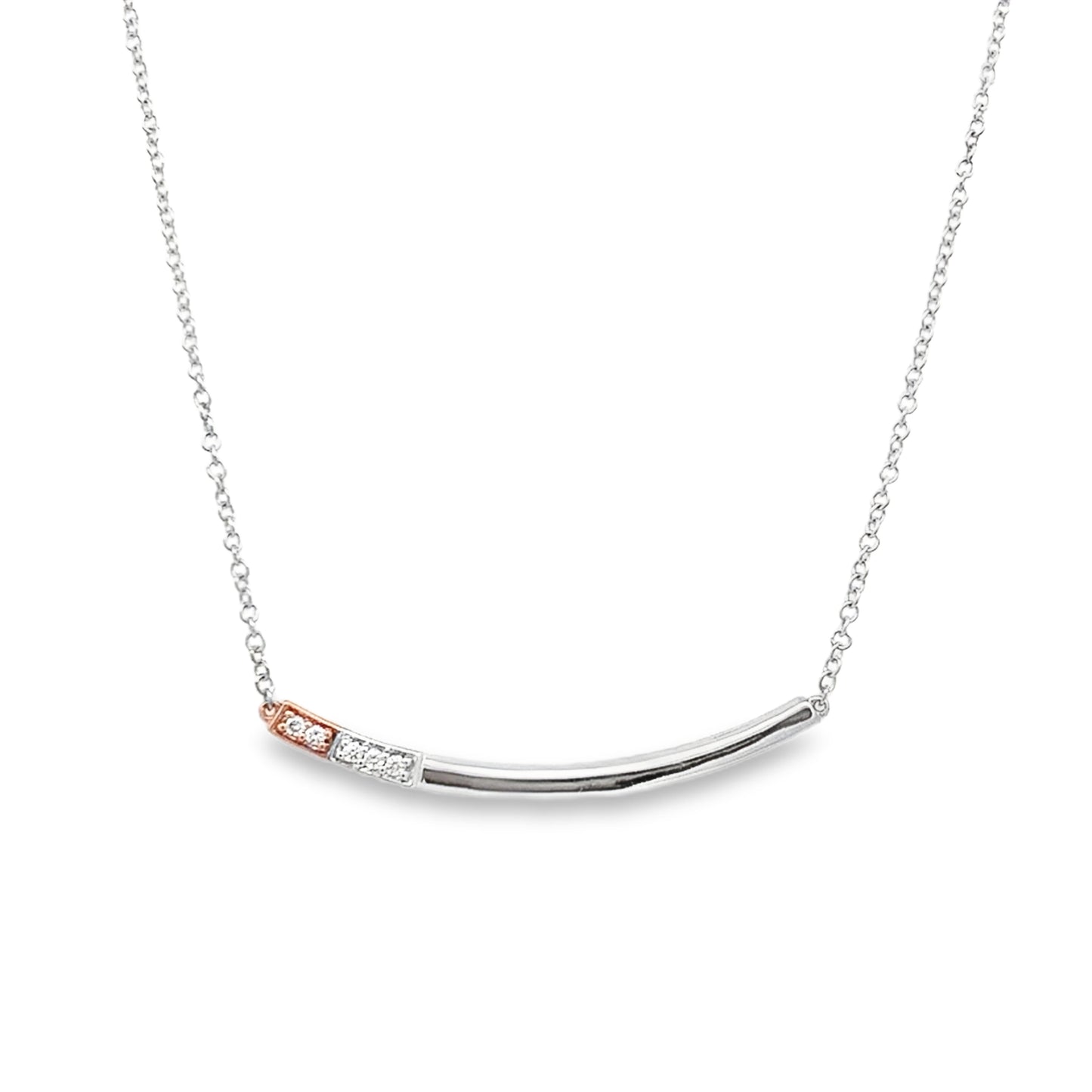 9ct Pink Diamond Necklace