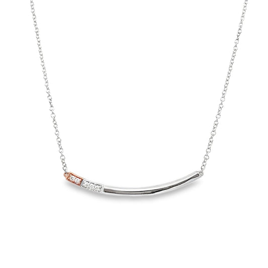 9ct Pink Diamond Necklace