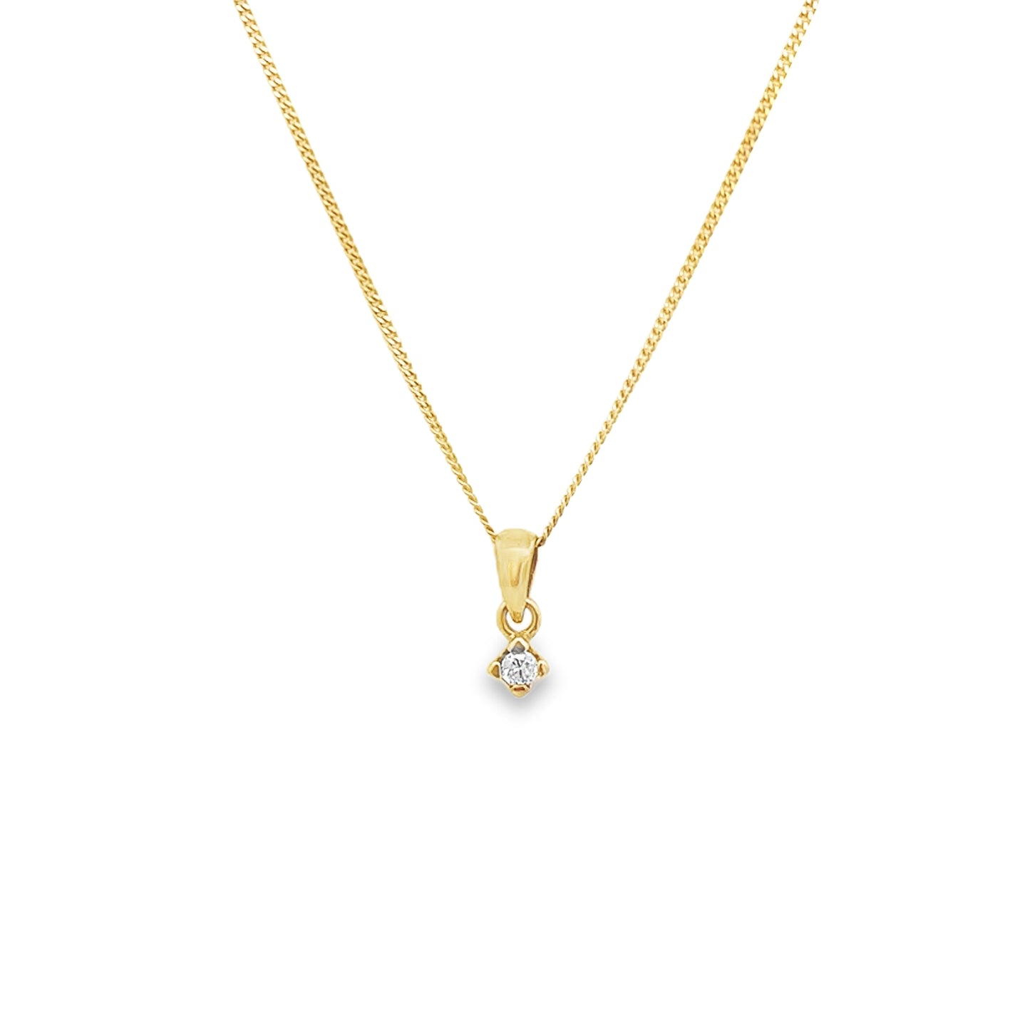 9ct Diamond Pendant