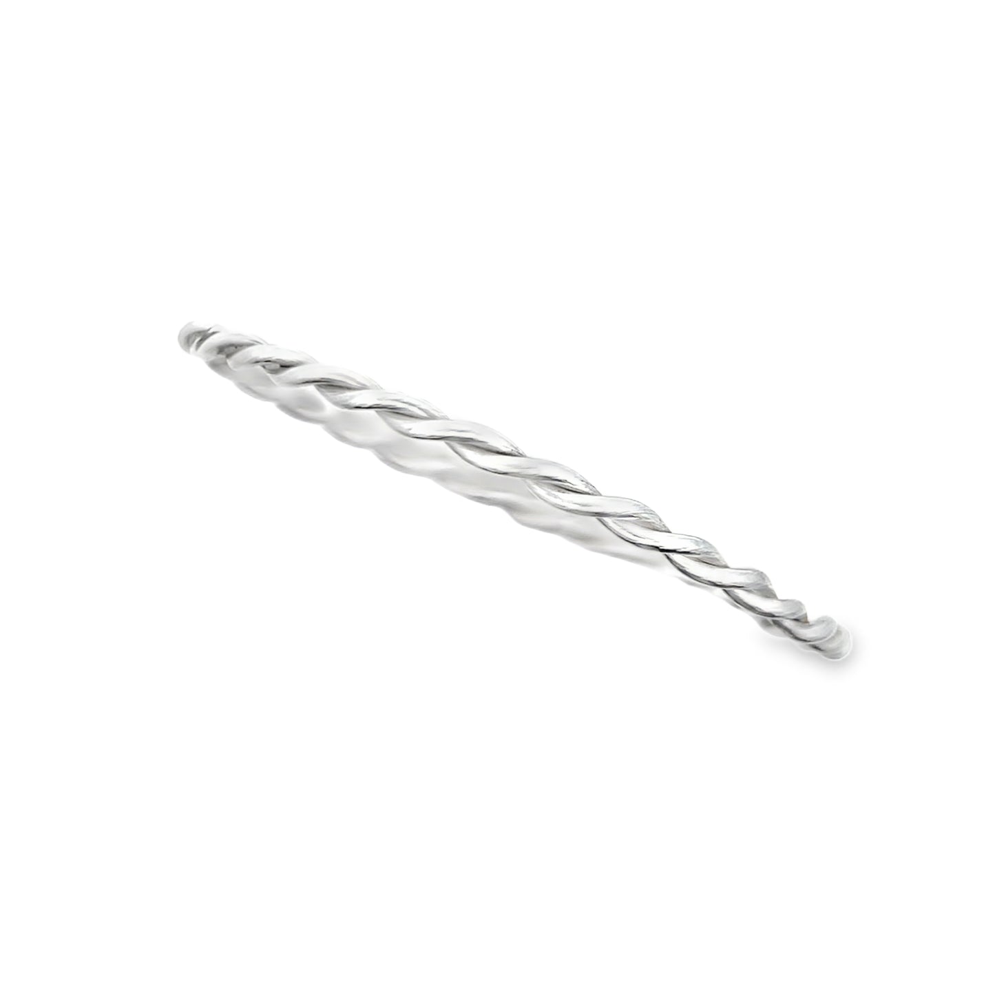 Sterling Silver Twisted Bangle Bracelet
