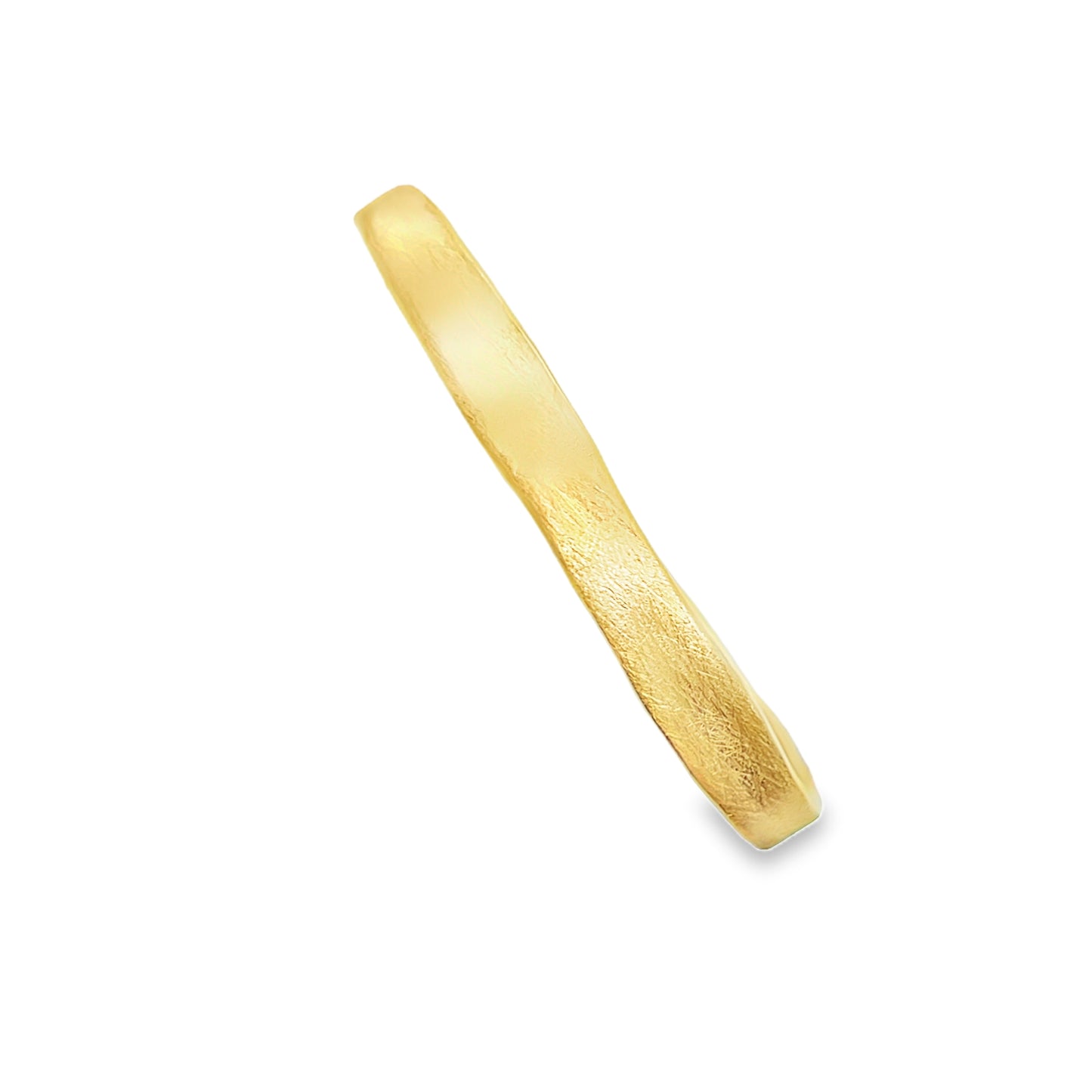 Textured Gold Bangle Set - Handcrafted Modern Jewelry
