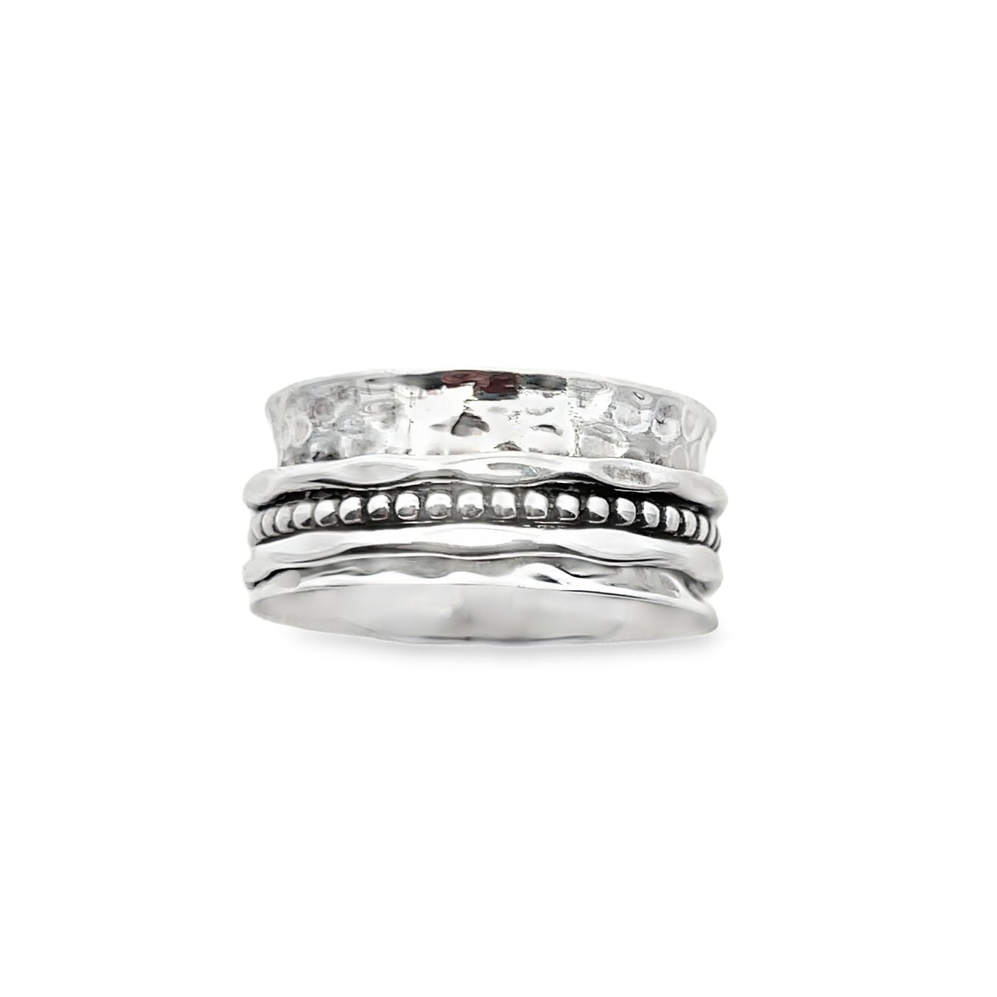 Handcrafted Sterling Silver Spinner Band Ring
