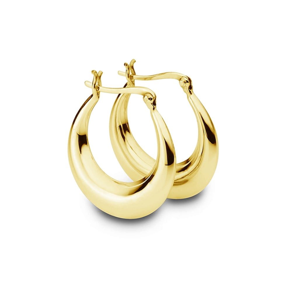 Gold Plated Hoop Earrings