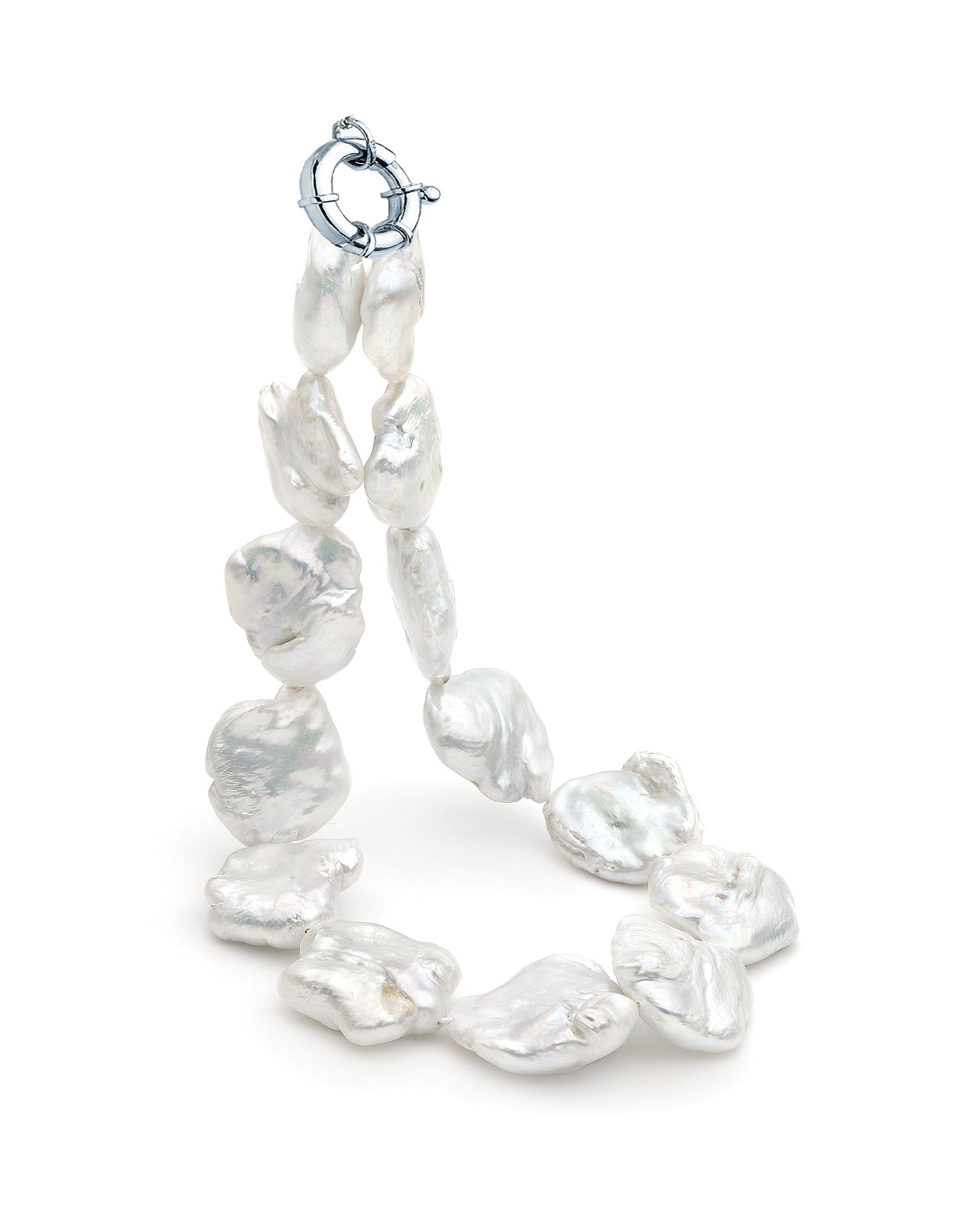 Sterling Silver Freshwater Cultured Pearl Necklace