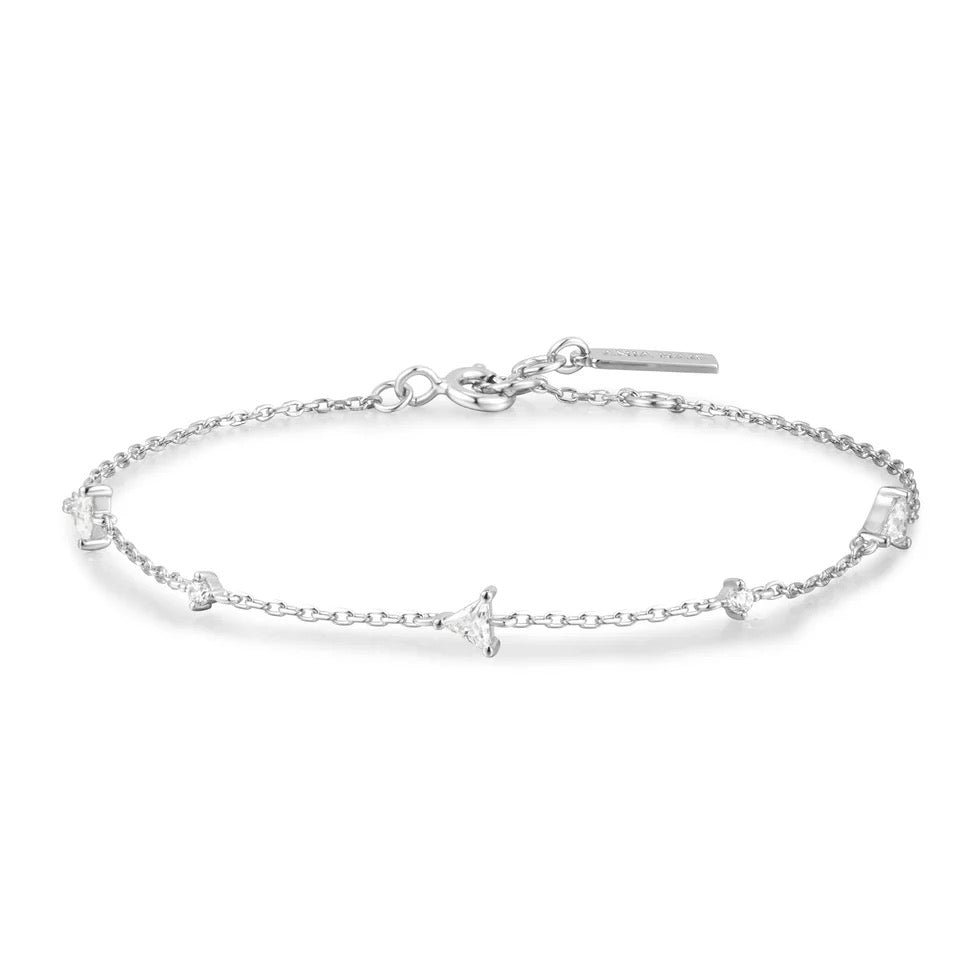 Sterling Silver Cubic Zirconia Bracelet
