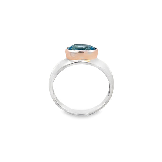 Sterling Silver Blue Topaz