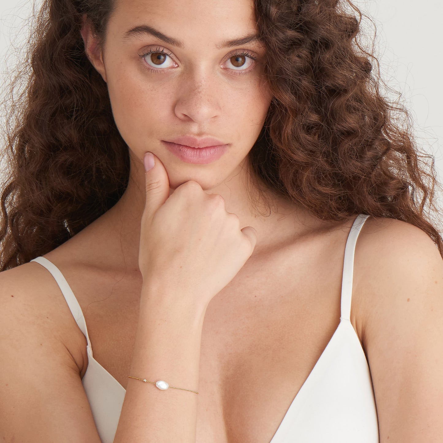 Zoom Ania Haie Pearl Bracelet Gold