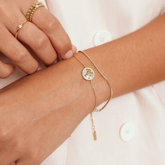 Gold Shiny Sun Stars Bracelet
