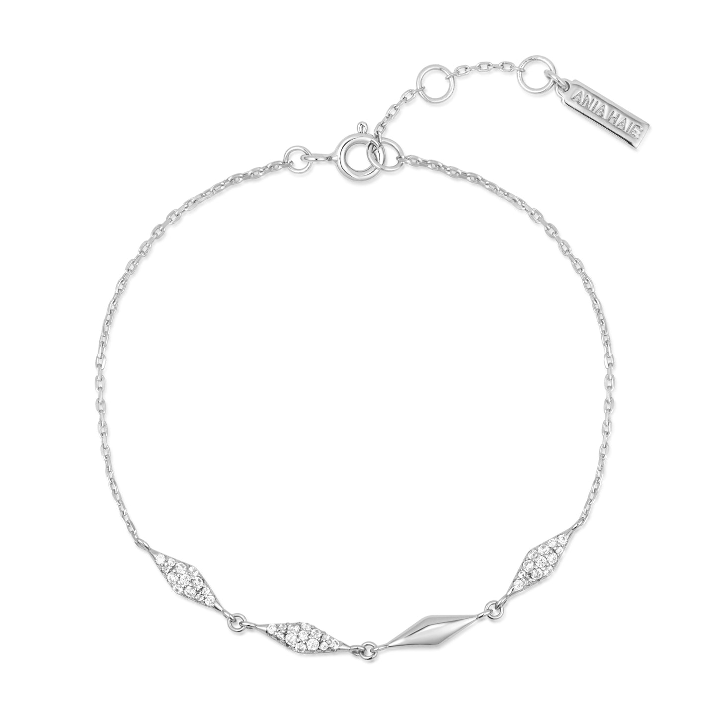 Zoom Silver Multi Sparkle Bracelet