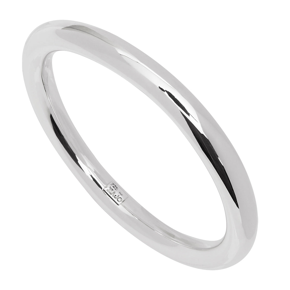 Classic Silver Bangle Bracelet