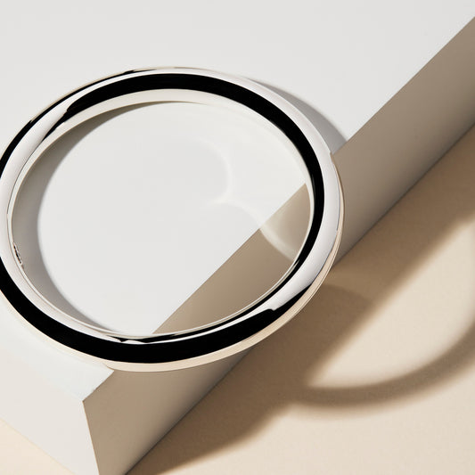 Classic Silver Bangle Bracelet