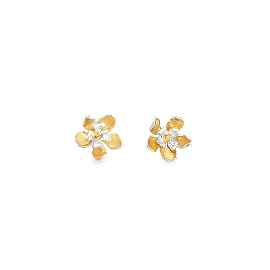 Nature-Inspired Blooming Floral Earrings