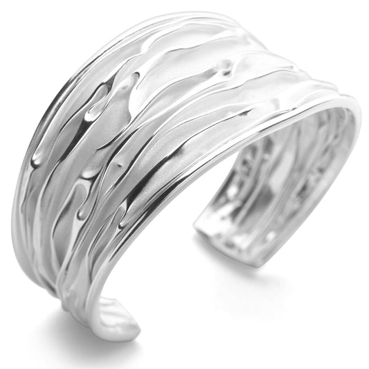 Sterling Silver Ocean Cuff