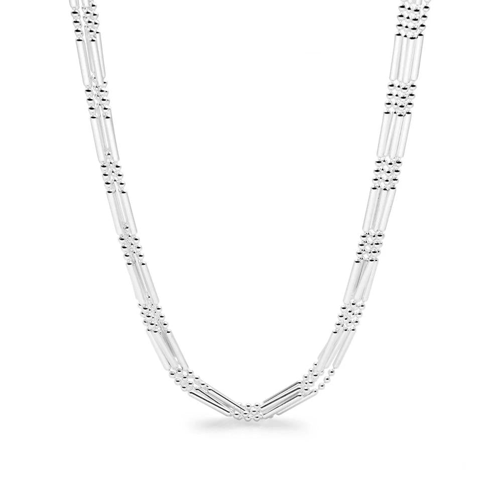 Silver Five Strand Necklace