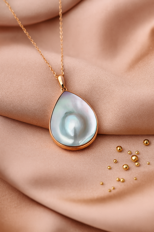 9ct Rose Gold Tahitian Pearl Pendant