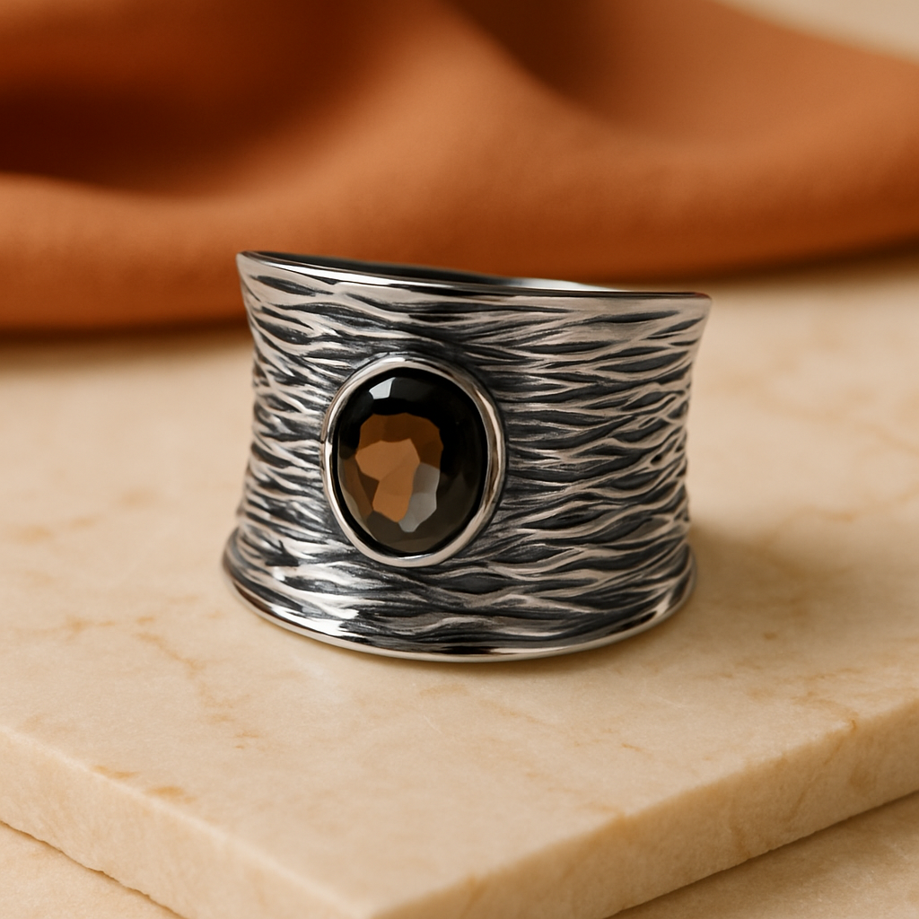 Smokey Quartz Cuff