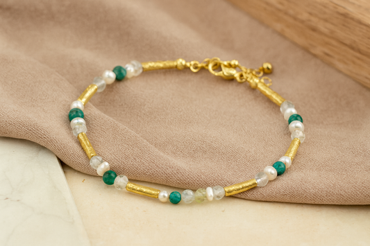 Sterling Silver Multistone and FWP Bracelet