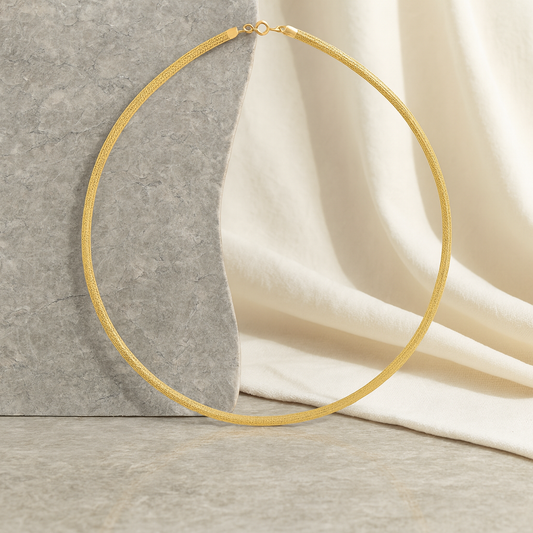 18ct Yellow Gold Mesh Chain