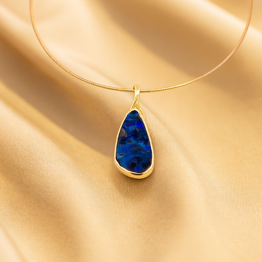 9ct Solid Opal Pendant