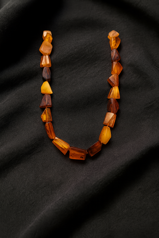 Multicoloured Amber Necklace