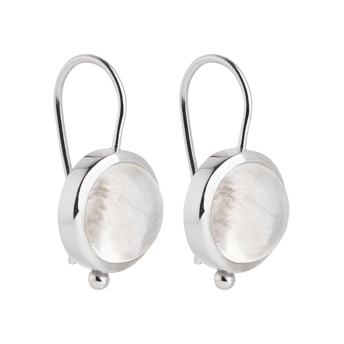 Sterling Silver Moonstone Earrings