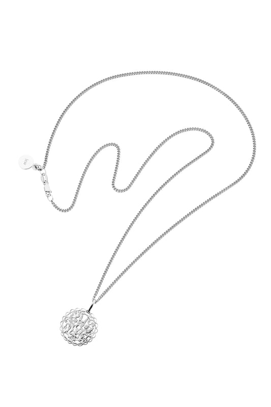 Karen Walker Filigree Rabbit Necklace Silver